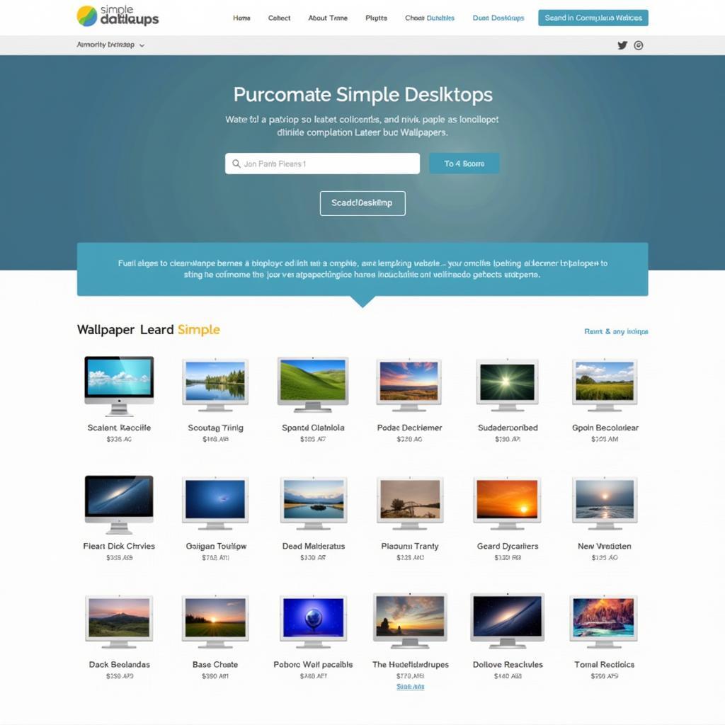 Hình Nền Máy Tính Trên Website Simple Desktops
