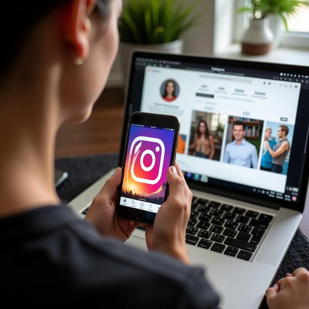 Sử dụng Instagram trên máy tính