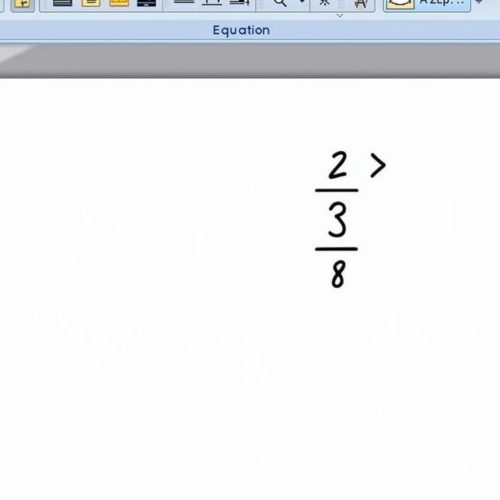 Sử dụng tính năng Equation trong Word