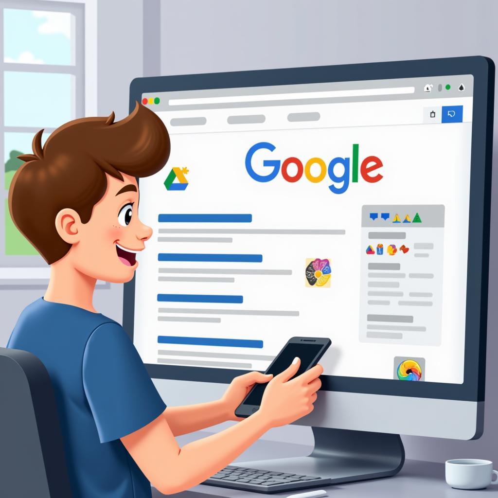 Tìm kiếm phần mềm thiết kế logo trên Google