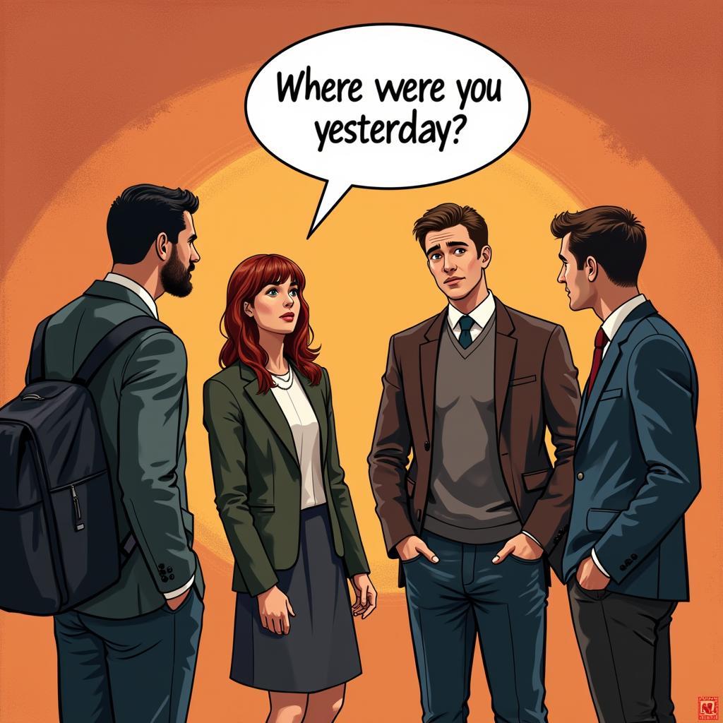 Trả lời câu hỏi "Where were you yesterday?" - Bí mật ngôn ngữ