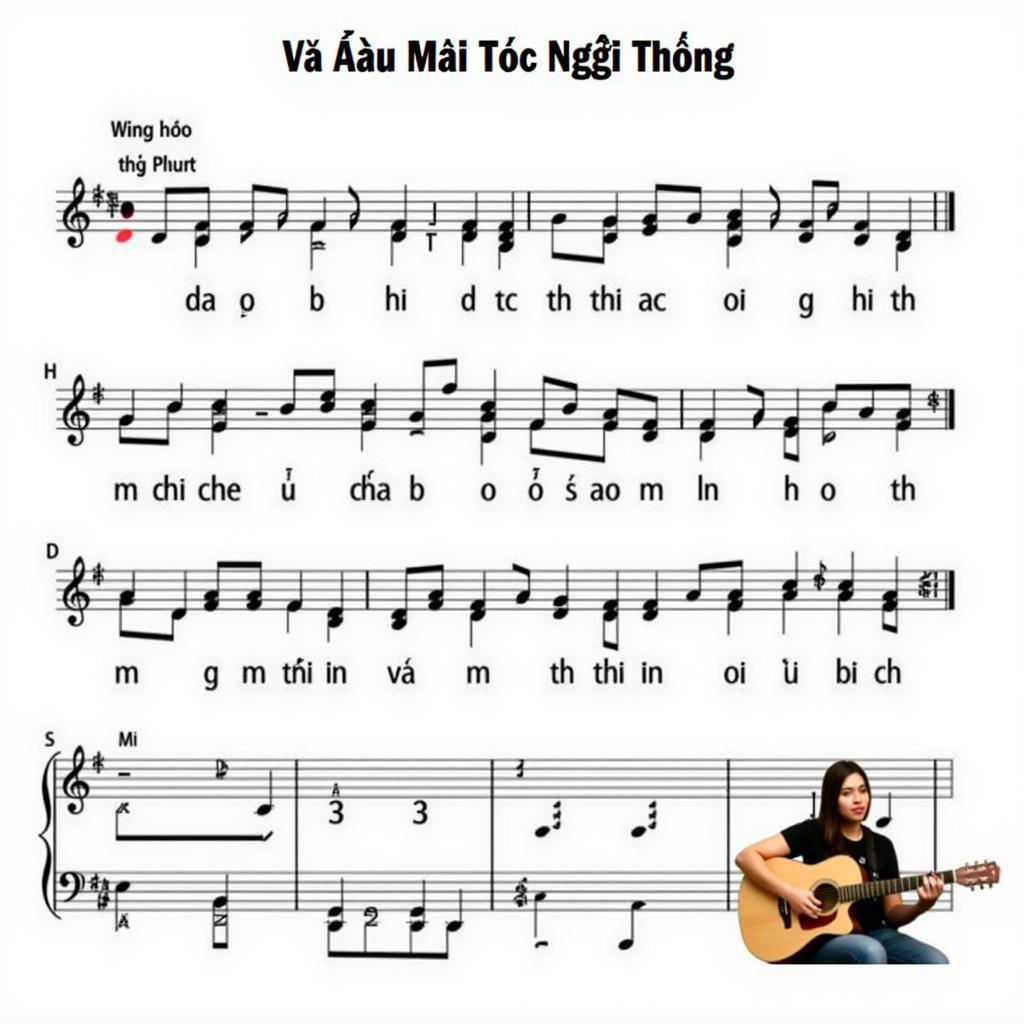 Hình ảnh về bài hát "Về Đâu Mái Tóc Người Thương"