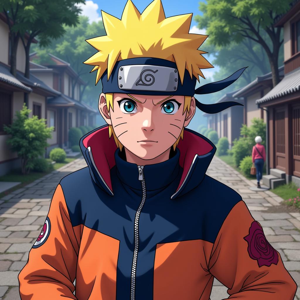 Hình nền máy tính 4k anime Naruto - Hokage thứ 7