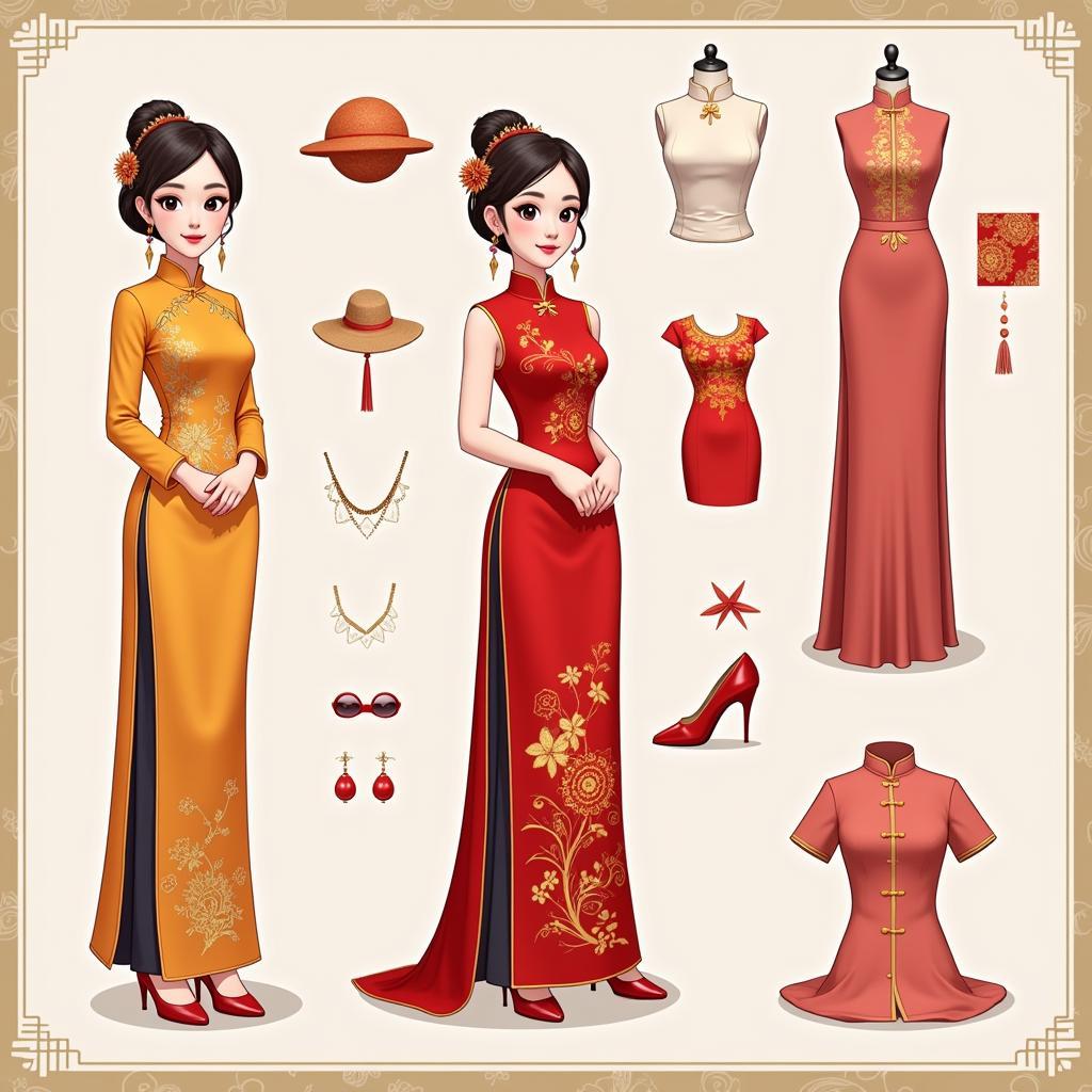 Trò chơi thời trang áo dài Việt Nam - Áo Dài Việt Nam: Fashion Story