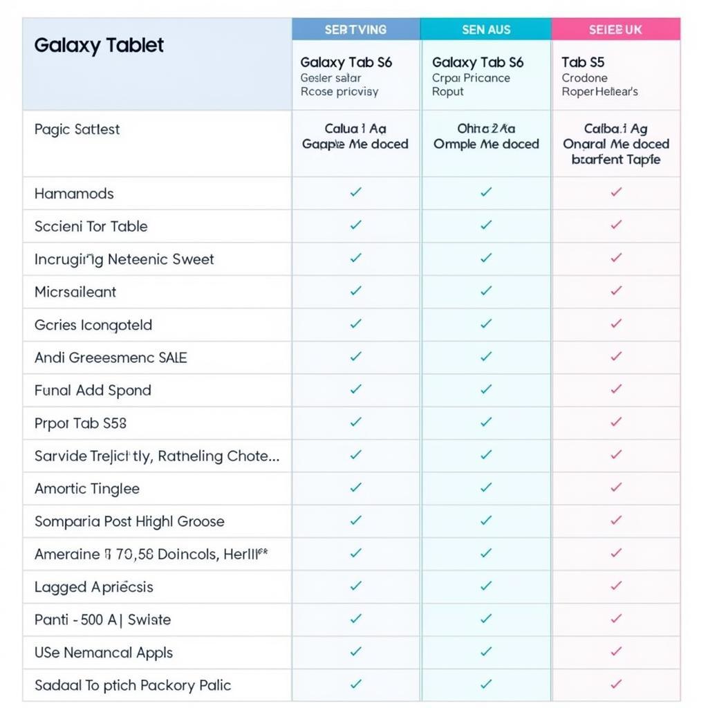 Bảng giá máy tính bảng Samsung 2019