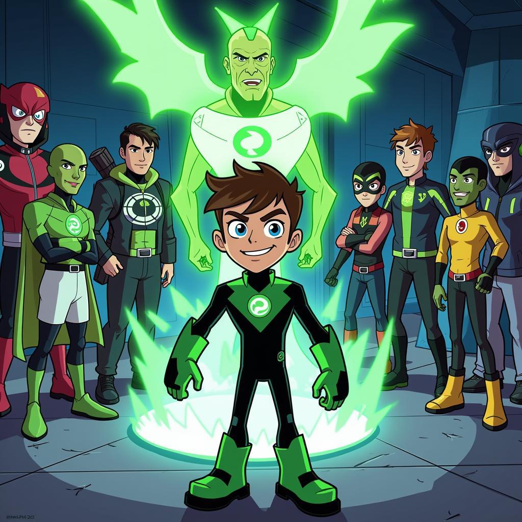 Siêu anh hùng Ben 10 trong trận chiến