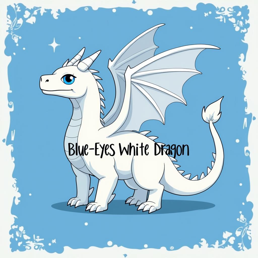 Lá bài Blue-Eyes White Dragon trong tập 130