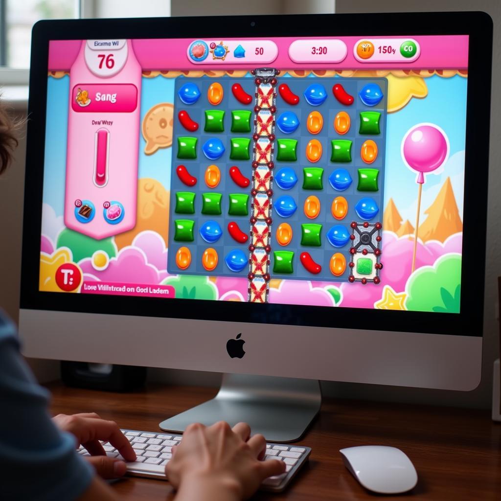 Chơi Candy Crush trên mạng