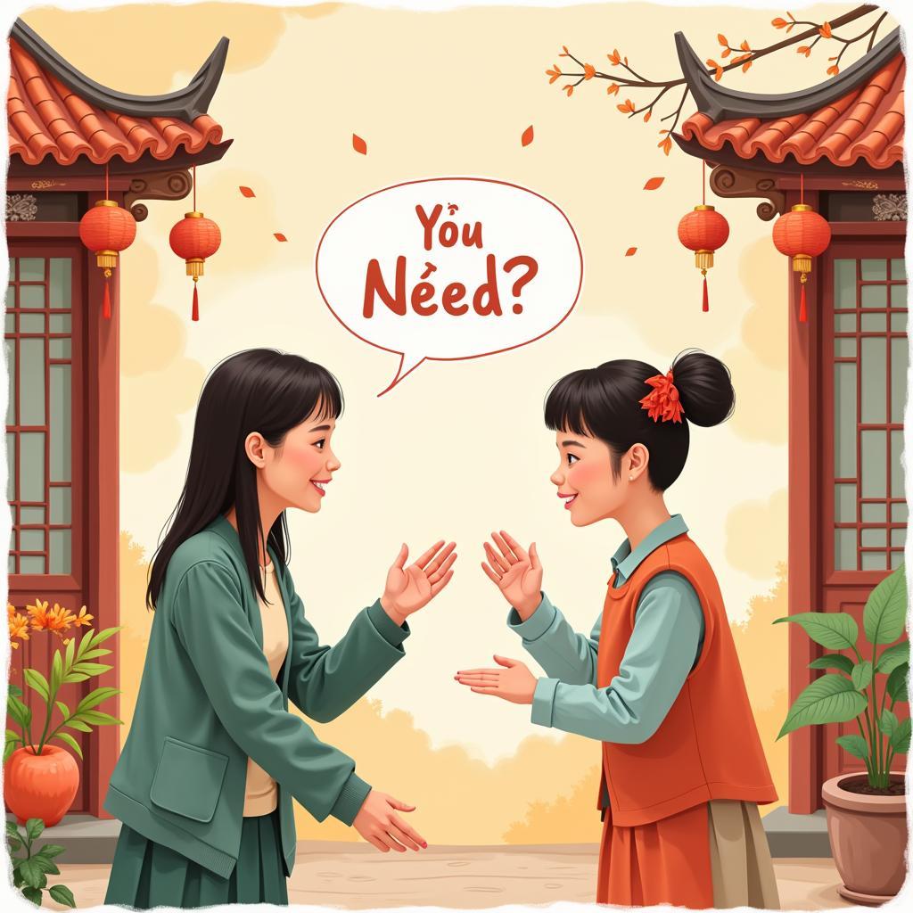 Câu hỏi đuôi "need" và văn hóa Việt