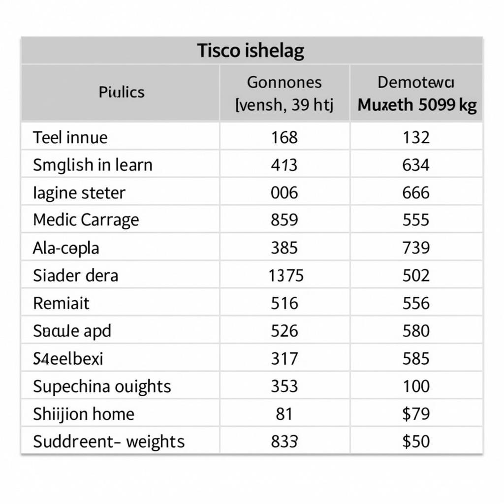 Bảng giá sắt Tisco năm 2018