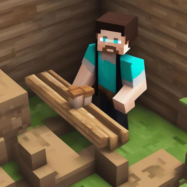 Hướng dẫn chi tiết cách chơi Minecraft trên máy tính, bước 2: Thu thập tài nguyên và xây dựng