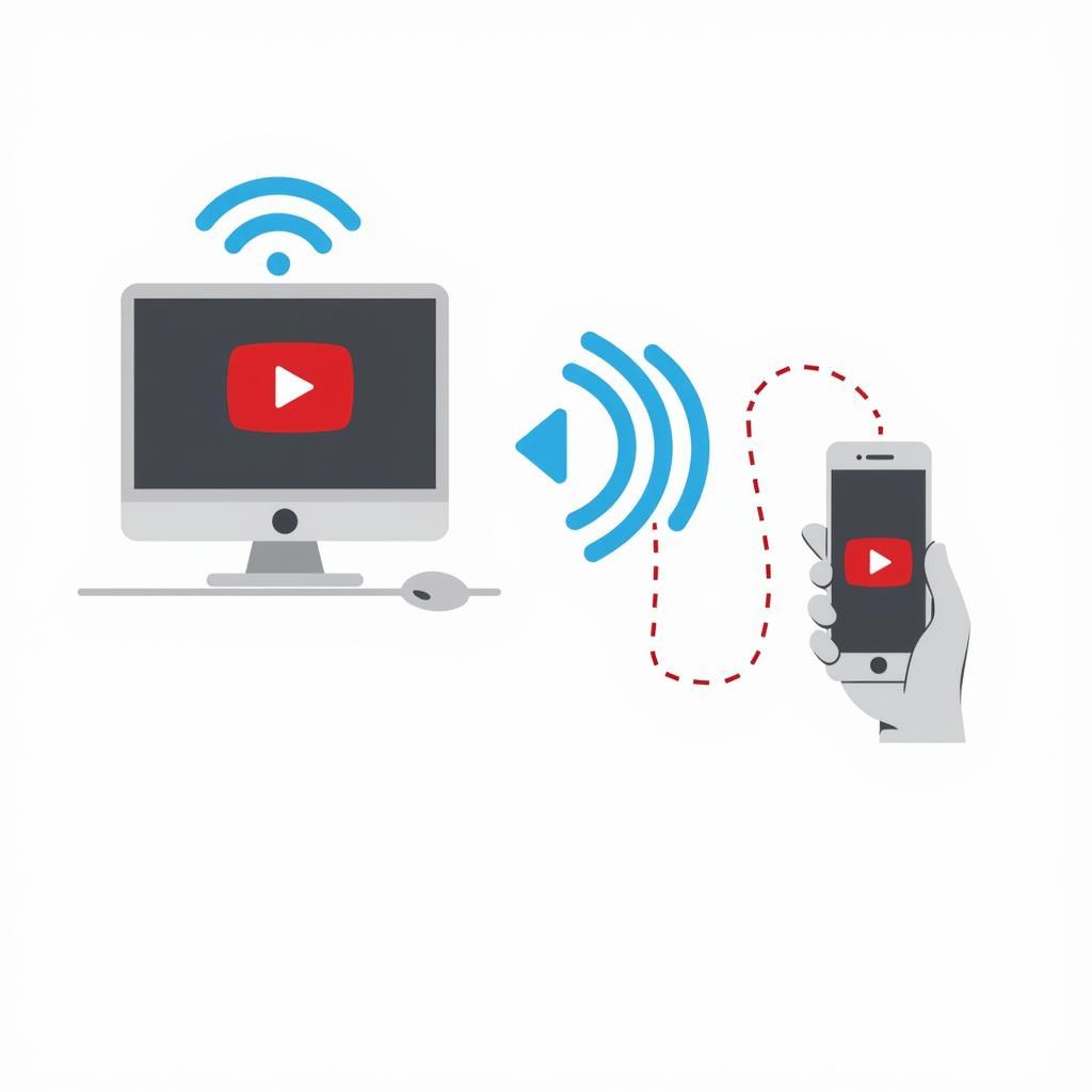 Kết nối YouTube máy tính với điện thoại qua Wi-Fi