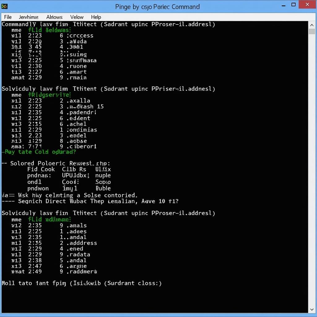 Kiểm tra ping mạng bằng Command Prompt