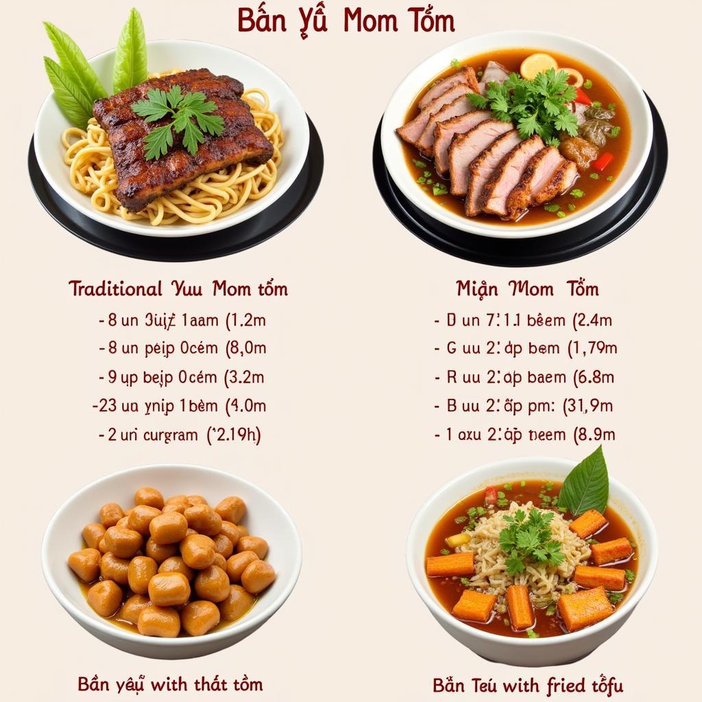 Menu quán bún đậu mắm tôm hấp dẫn