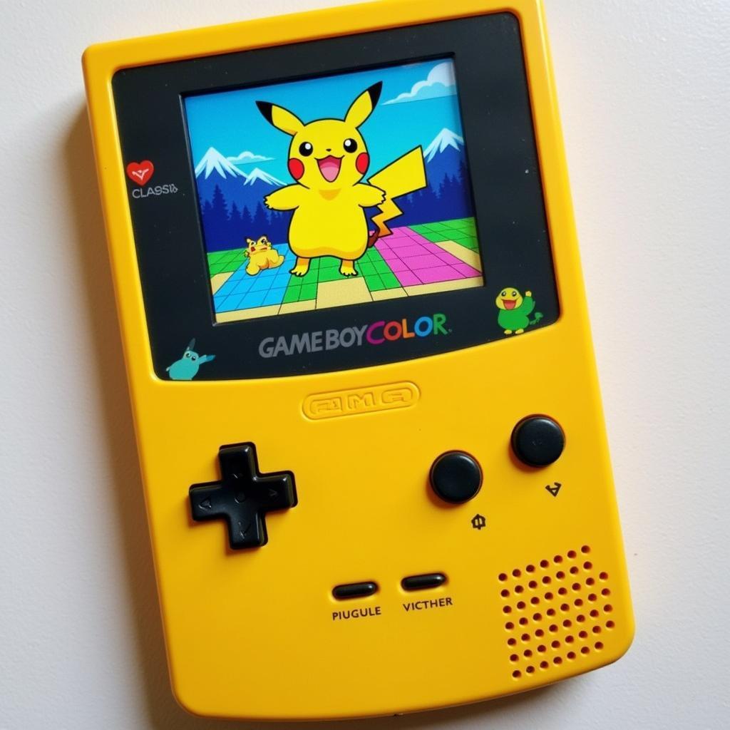 Trò chơi Pikachu cổ điển trên Game Boy Color