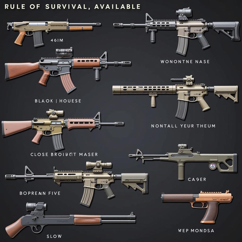 Rules of Survival: Weapon Variety