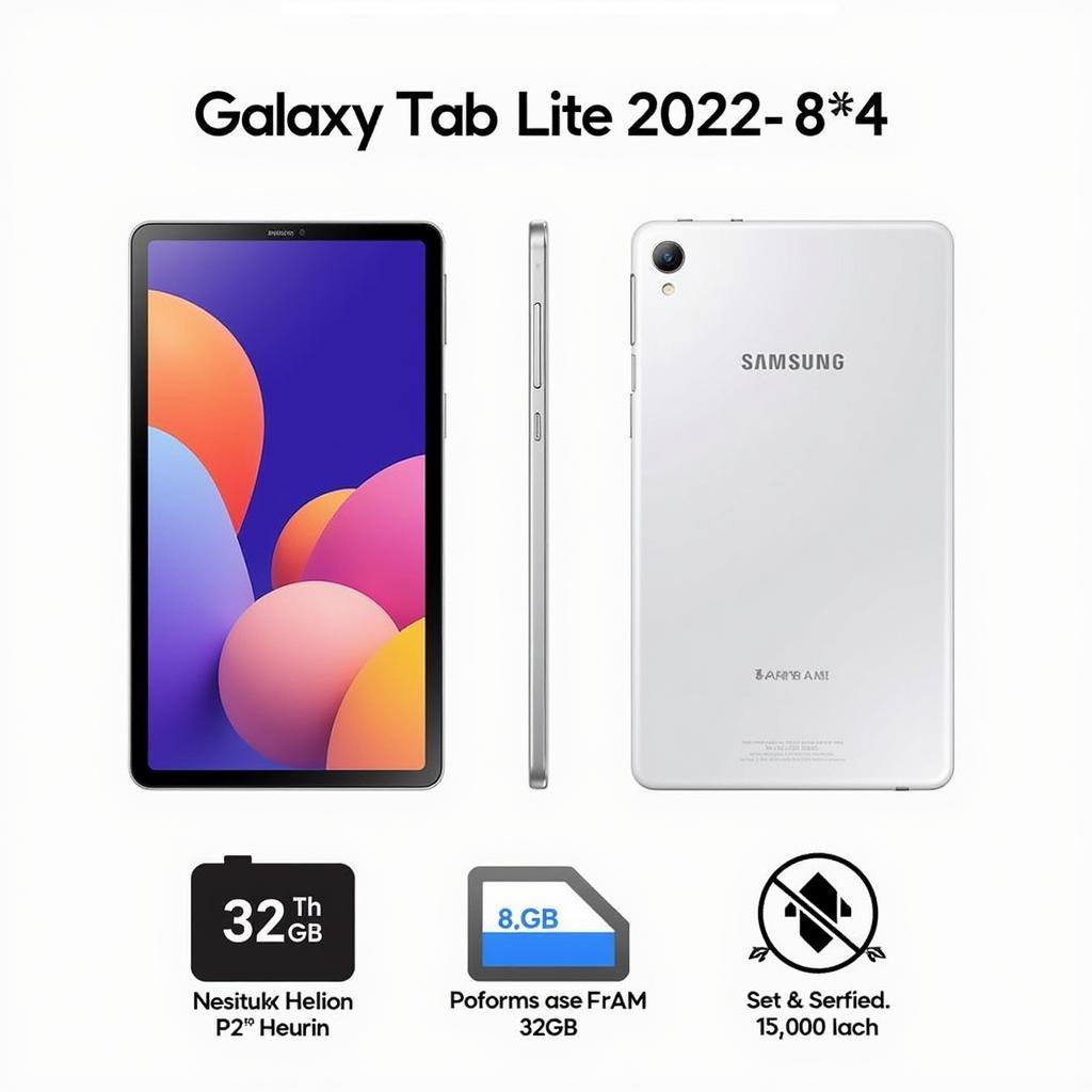 Máy tính bảng Samsung Galaxy Tab A7 Lite 2022 cấu hình khủng giá rẻ