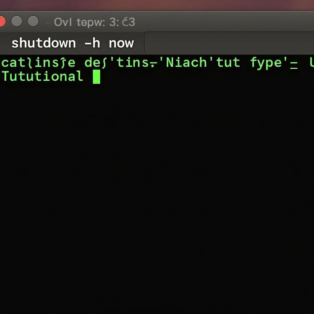 Hướng dẫn tắt máy tính bằng lệnh trên macOS