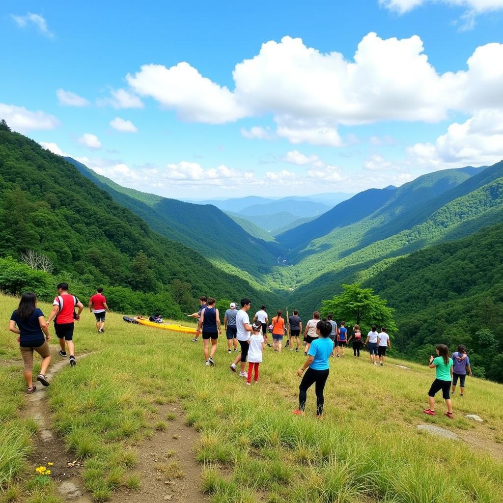 Team building ngoài trời Hà Nội