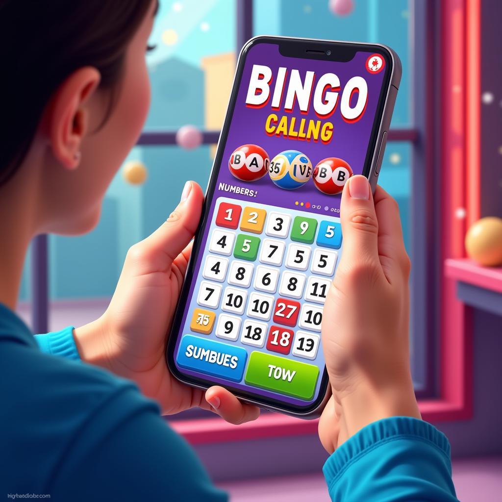 Trò chơi Bingo trên điện thoại