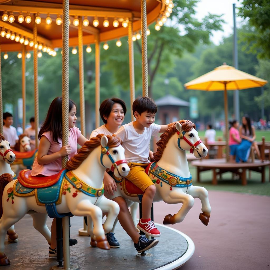 Các trò chơi dành cho gia đình tại Hạ Long Park