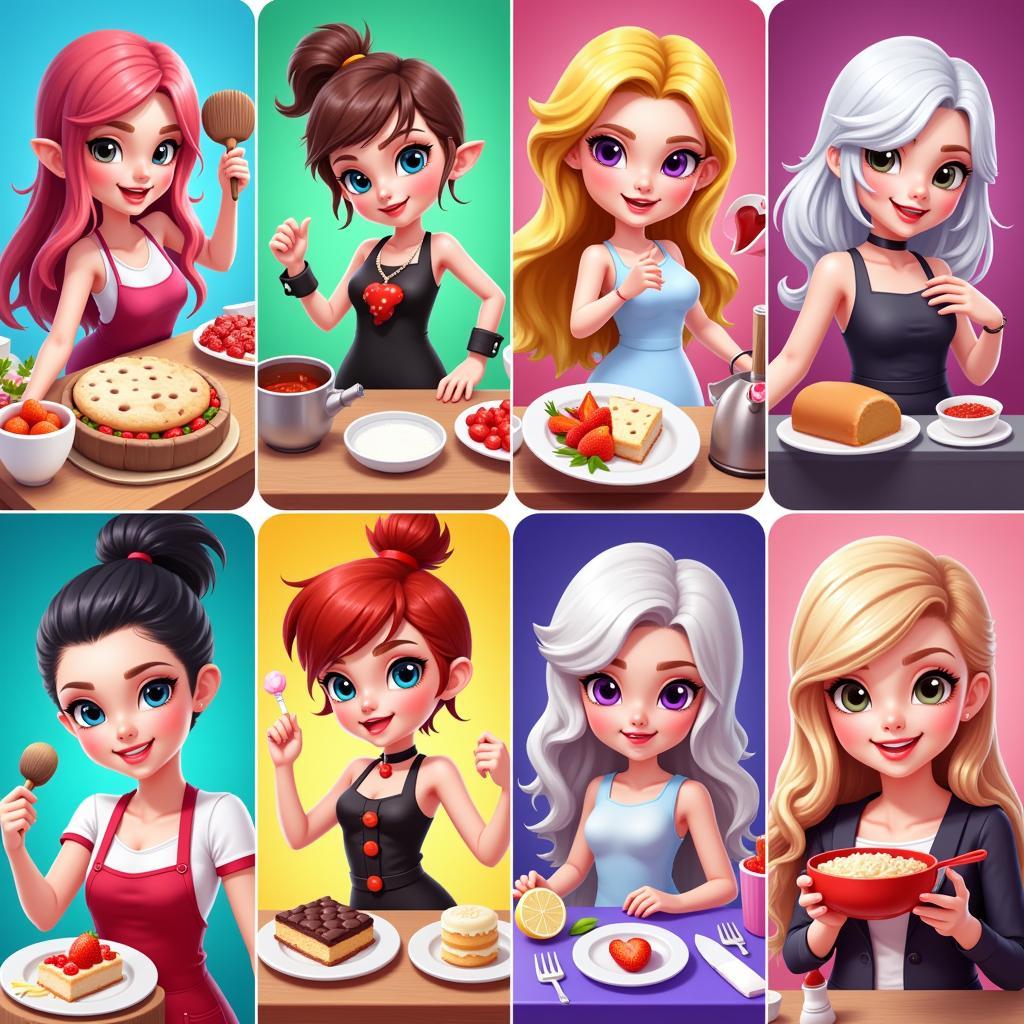 Trò chơi nấu ăn và trang điểm: Xu hướng game mobile