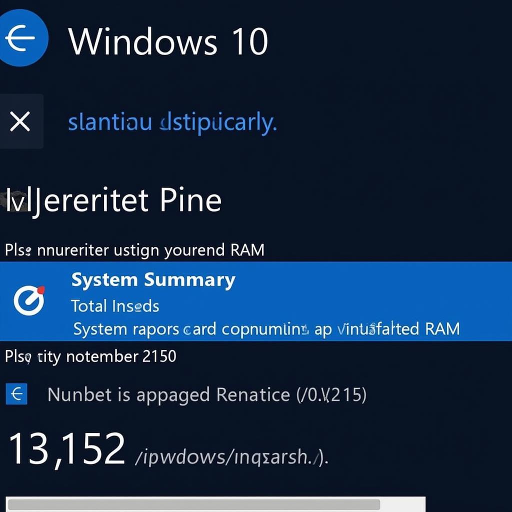 Cách xem RAM máy tính Win 10 bằng System Information