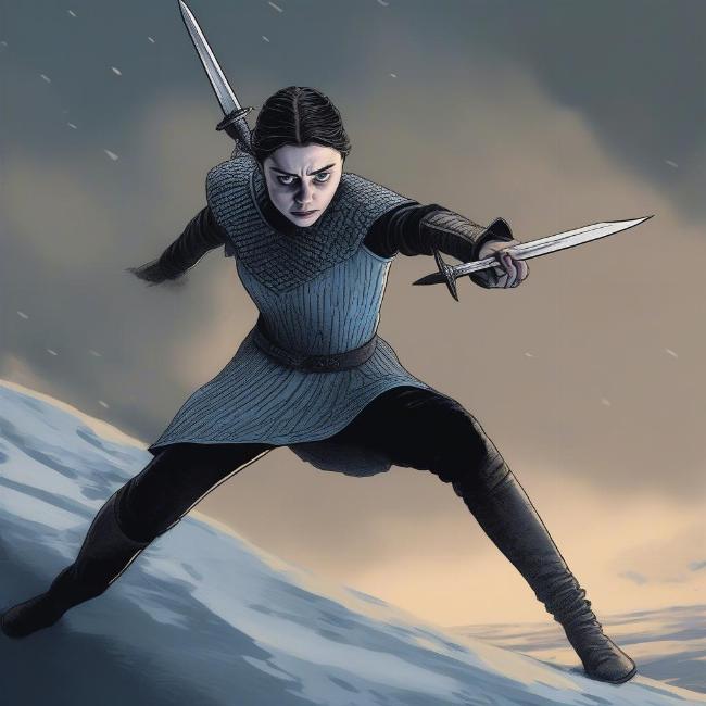 Arya Stark giết Night King trong Trò Chơi Vương Quyền Phần 8 Tập 3: Khoảnh khắc lịch sử