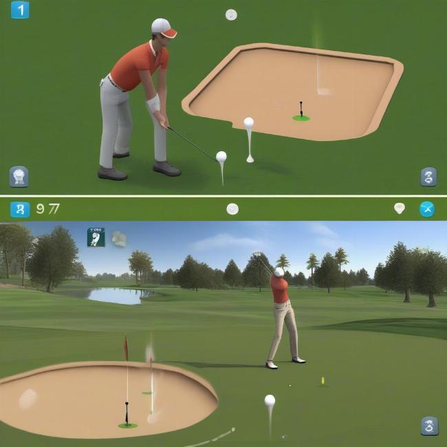 Bí quyết chơi game golf mobile hiệu quả, bao gồm luyện tập, lựa chọn gậy và chiến thuật.