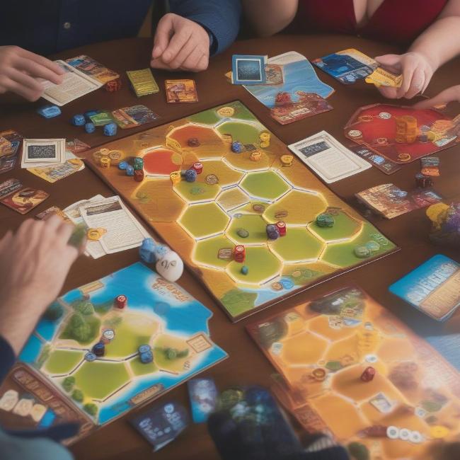 Board game chiến thuật dành cho người lớn: Catan, Ticket to Ride, Codenames