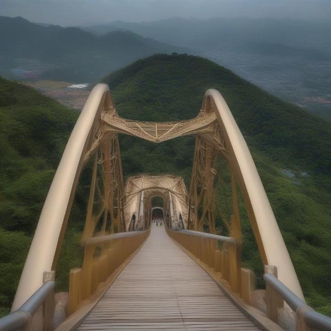 Check-in tại Cầu Vàng, biểu tượng của Bà Nà Hills