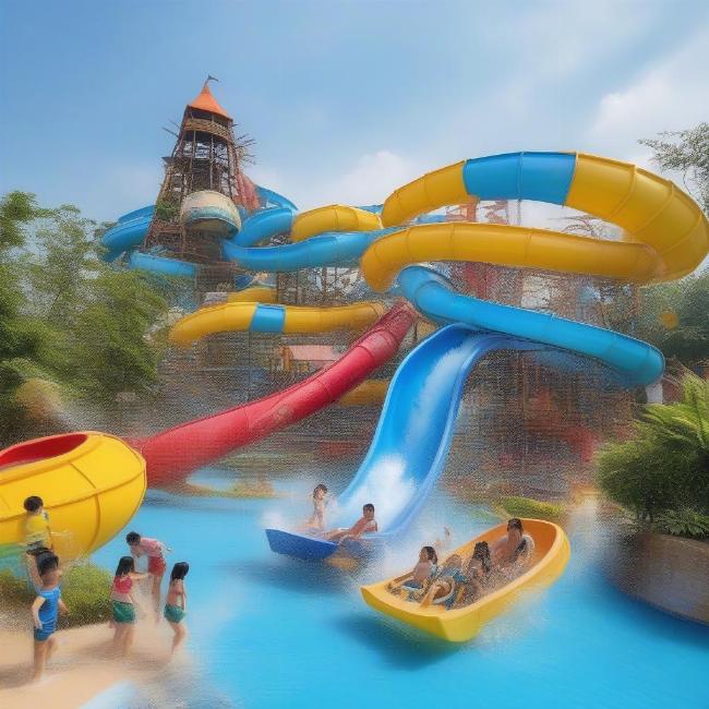 Hòa mình vào dòng nước mát tại Typhoon Water Park, Sun World Quảng Ninh