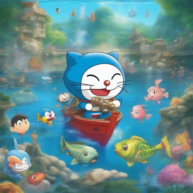 Doraemon Fishing Adventure: Khám phá thế giới đại dương cùng nhóm bạn