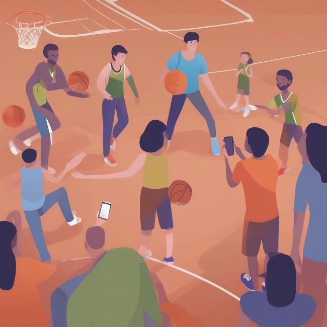 Giải Trí Với Basketball Mobile