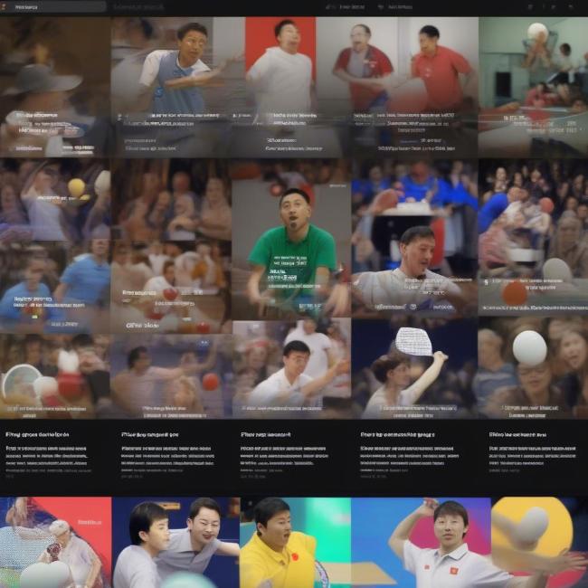 Tìm kiếm GIF ping pong trên Google Image