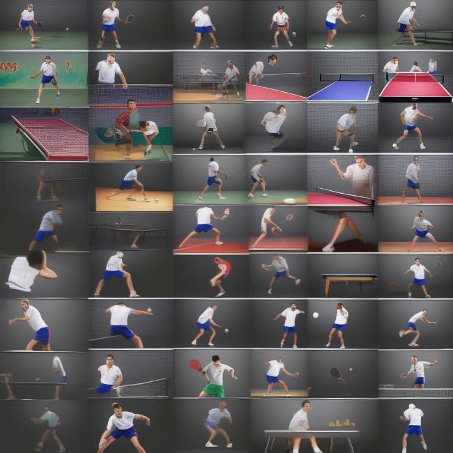 Tìm kiếm hình ảnh vận động viên ping pong trên Google Image