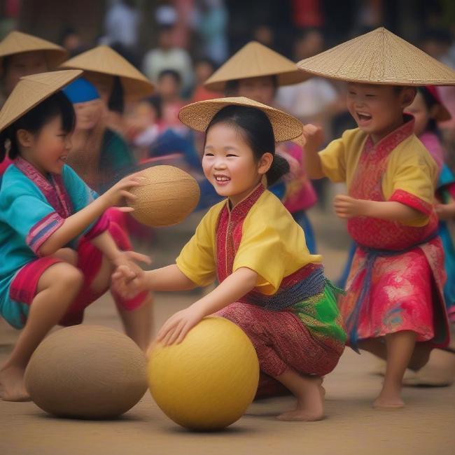 Những hình ảnh tuyệt đẹp về các trò chơi dân gian Việt Nam