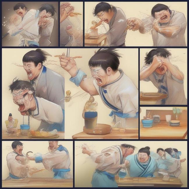 Hình phạt hài hước trong Batsu Game