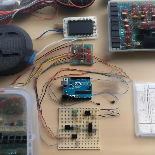 Lắp ráp bộ bấm chuông Arduino với các linh kiện điện tử