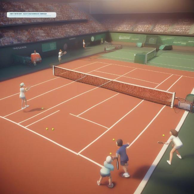 Mẹo chơi tennis 3D hiệu quả