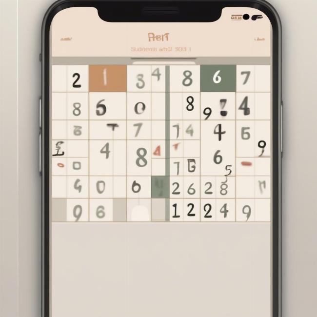 Sudoku Trên Điện Thoại