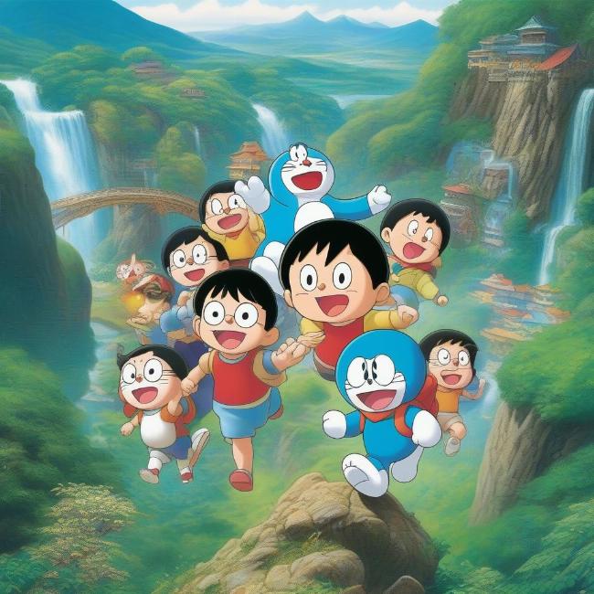 Tải Trò Chơi Nobita Phiêu Lưu Cùng Doraemon và Những Người Bạn