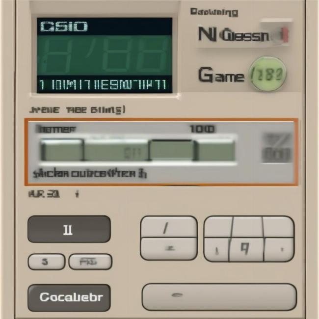 Trò chơi đoán số trên máy tính Casio