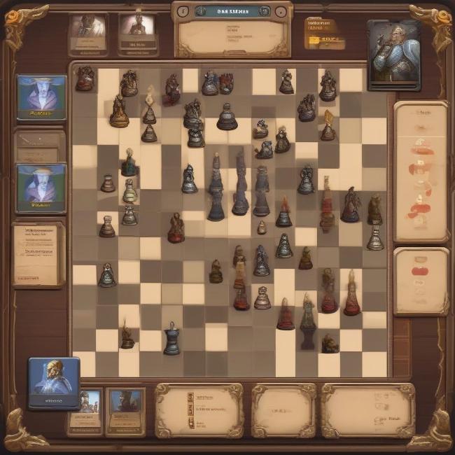 game mobile chiến thuật trí tuệ cờ nhân phẩm hình ảnh minh họa