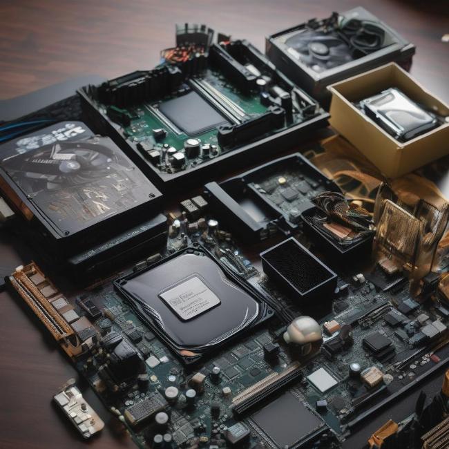 Các linh kiện PC gaming chất lượng cao có thể tìm thấy tại cửa hàng máy tính An Hùng ở Hà Nội