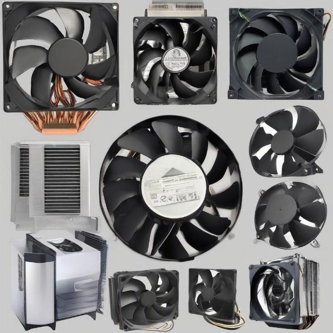 Hinh anh cac loai quat tan nhiet cpu va quat case may tinh
