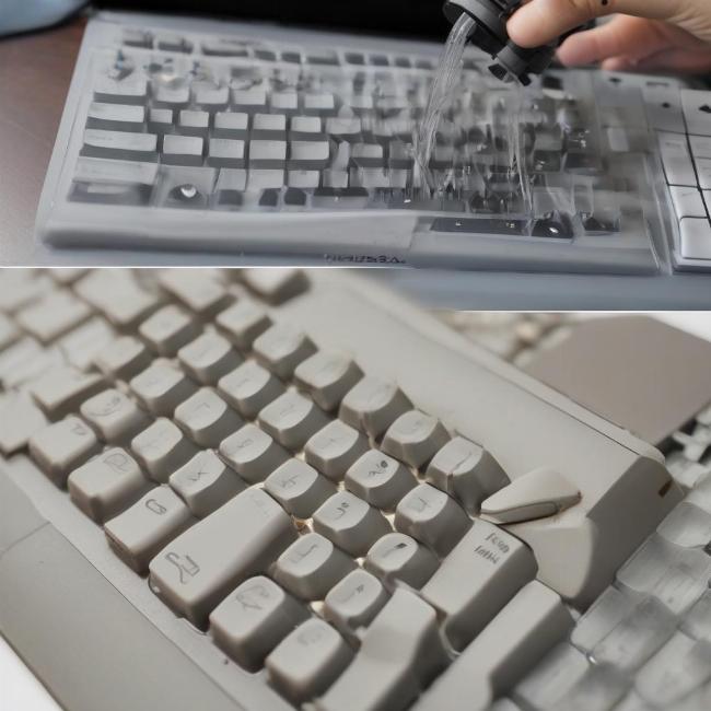 So sánh cấu trúc bên trong của một bàn phím màng và bàn phím giả cơ giá rẻ